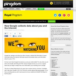How Google collects data about you and the Internet