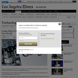 Google likely to face FTC complaint over 'Search Plus Your World'
