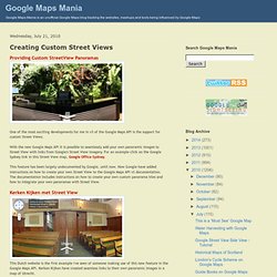 Creating Custom Street Views