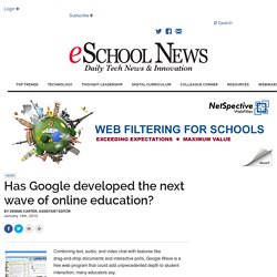Has Google developed the next wave of online education?