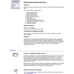 Google Docs Tutorial