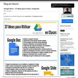 Google Drive – 37 Ideas para el Aula