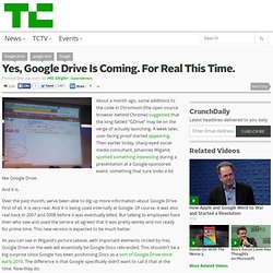Yes, Google Drive Is Coming. For Real This Time.