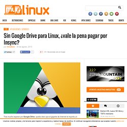 Sin Google Drive para Linux, ¿vale la pena pagar por Insync?