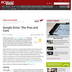 Google Drive: The Pros & Cons
