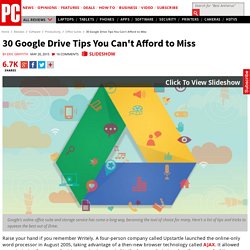 30 Google Drive Tips You Can't Afford to Miss