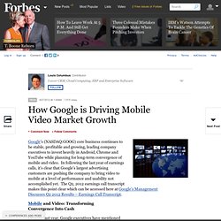 How Google is Driving Mobile Video Market Growth