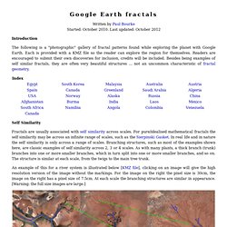 Google Earth Fractals