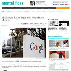 16 Google Easter Eggs You Might Have Missed