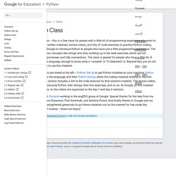 s Python Class - Google's Python Class - Google Code