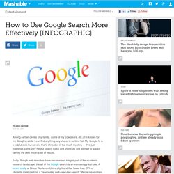 How to Use Google Search More Effectively [INFOGRAPHIC]