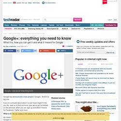 Google+: everything you need to know