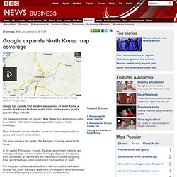 Google expands North Korea map coverage