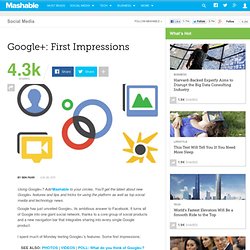 Google+: First Impressions