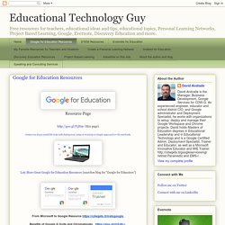Google for Educators Resources