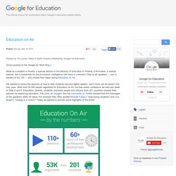 Google for Education: Education on Air