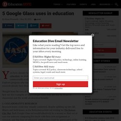 5 Google Glass uses in education