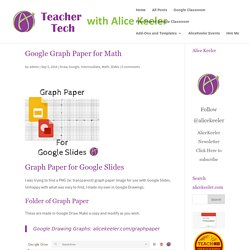Google Graph Paper for Math - Teacher Tech