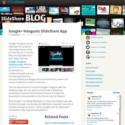 Google+ Hangouts SlideShare App