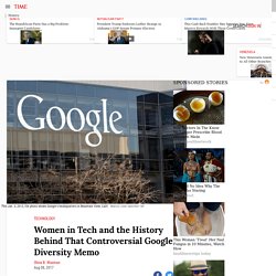 Women in Tech and the History Behind That Controversial Google Diversity Memo