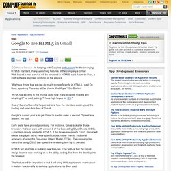 Google to use HTML5 in Gmail