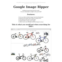 Google Image Ripper v.0.1.8