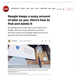 Google keeps a scary amount of data on you. Here's how to find and delete it