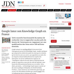 Google lance son Knowledge Graph en France