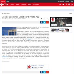 Google Launches Cardboard Photo App