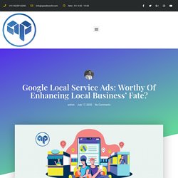 Google Local Service Ads for Small Business - AP Web World