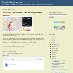 Visualise Your iPhone Data on Google Maps