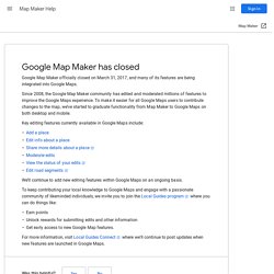 Google Map Maker