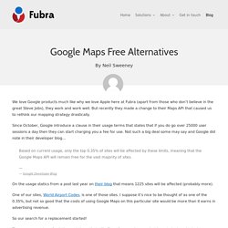Google Maps Free Alternatives « Fubra