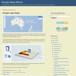 Google Lego Maps
