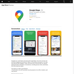 ‎Google Maps - Transit & Food on the App Store