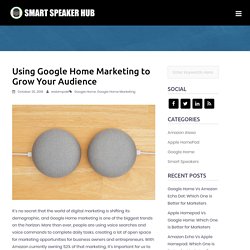 Using Google Home Marketing to Grow Your Audience