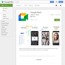 Meet – Apps on Google Play