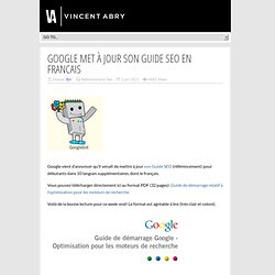 Google met à jour son Guide SEO en francais