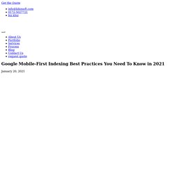 You Need to Know About Google Mobile First Indexing
