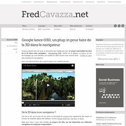 Google lance O3D, un plug-in pour faire de la 3D dans le navigat