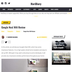 Google Nest Wifi Review - HariDiary