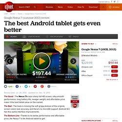 Google Nexus 7 Review - Watch CNET's Video Review