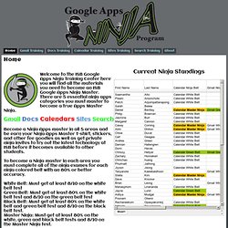 ISB Google Apps Ninja Training Center