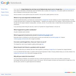 Bookmarks - Google Notebook