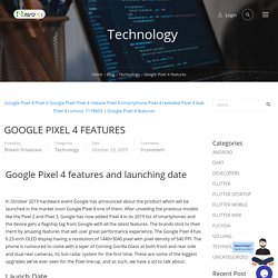 Google Pixel 4 features