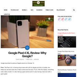 Google Pixel 4 XL Review