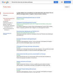 Google public data