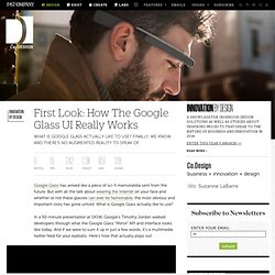 First Look: How The Google Glass UI Really Works