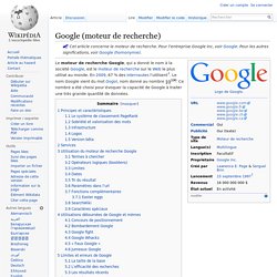Google (moteur de recherche)