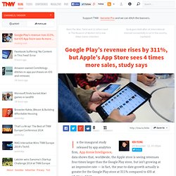 Google Play's revenue rises 311%, but iOS App Store sees 4x more sales